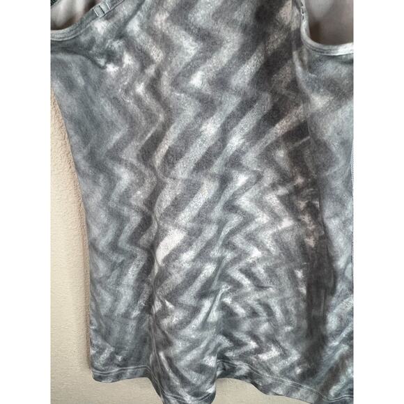 Lululemon Women's Chevron Cool Racerback Tank Top Blazer Fossil Gray Size - Picture 11 of 16